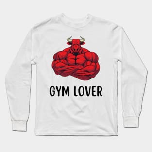 Gym lover bull classic Long Sleeve T-Shirt